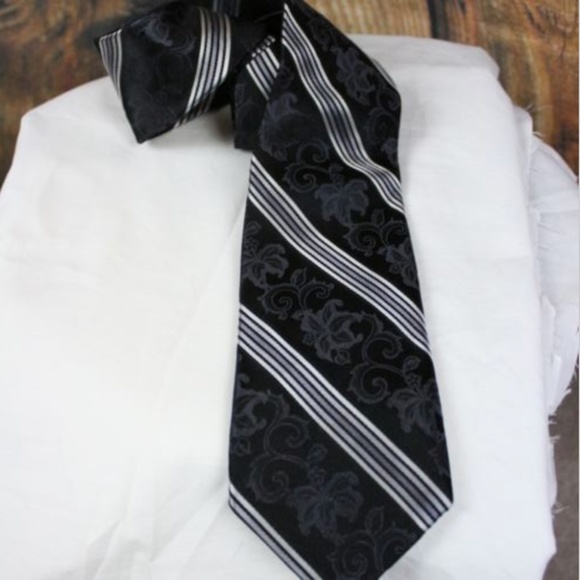 Robert Talbott Men's Best Of Class Black Neck Tie - Picture 7 of 7